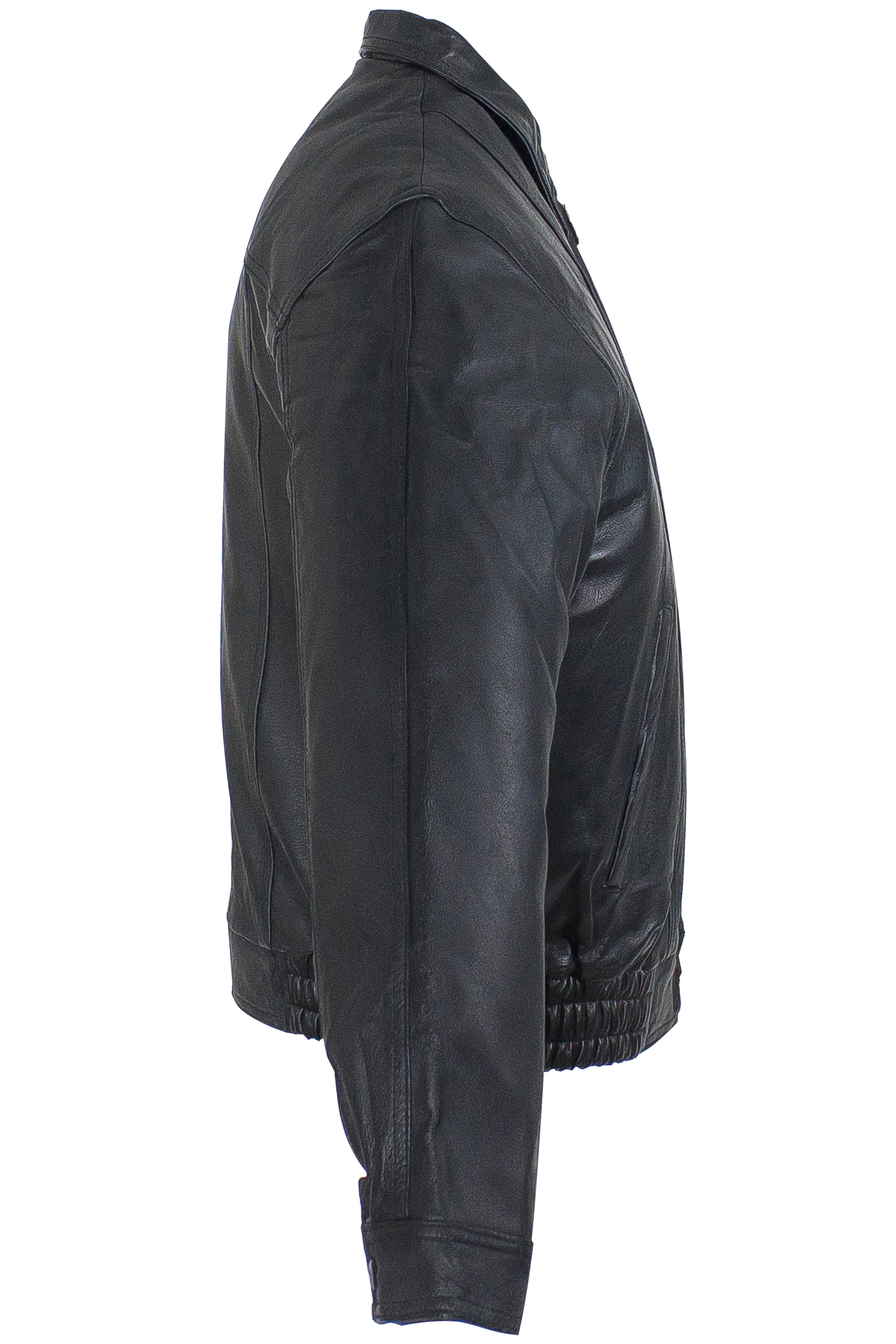 Mens Bomber Leather Jacket