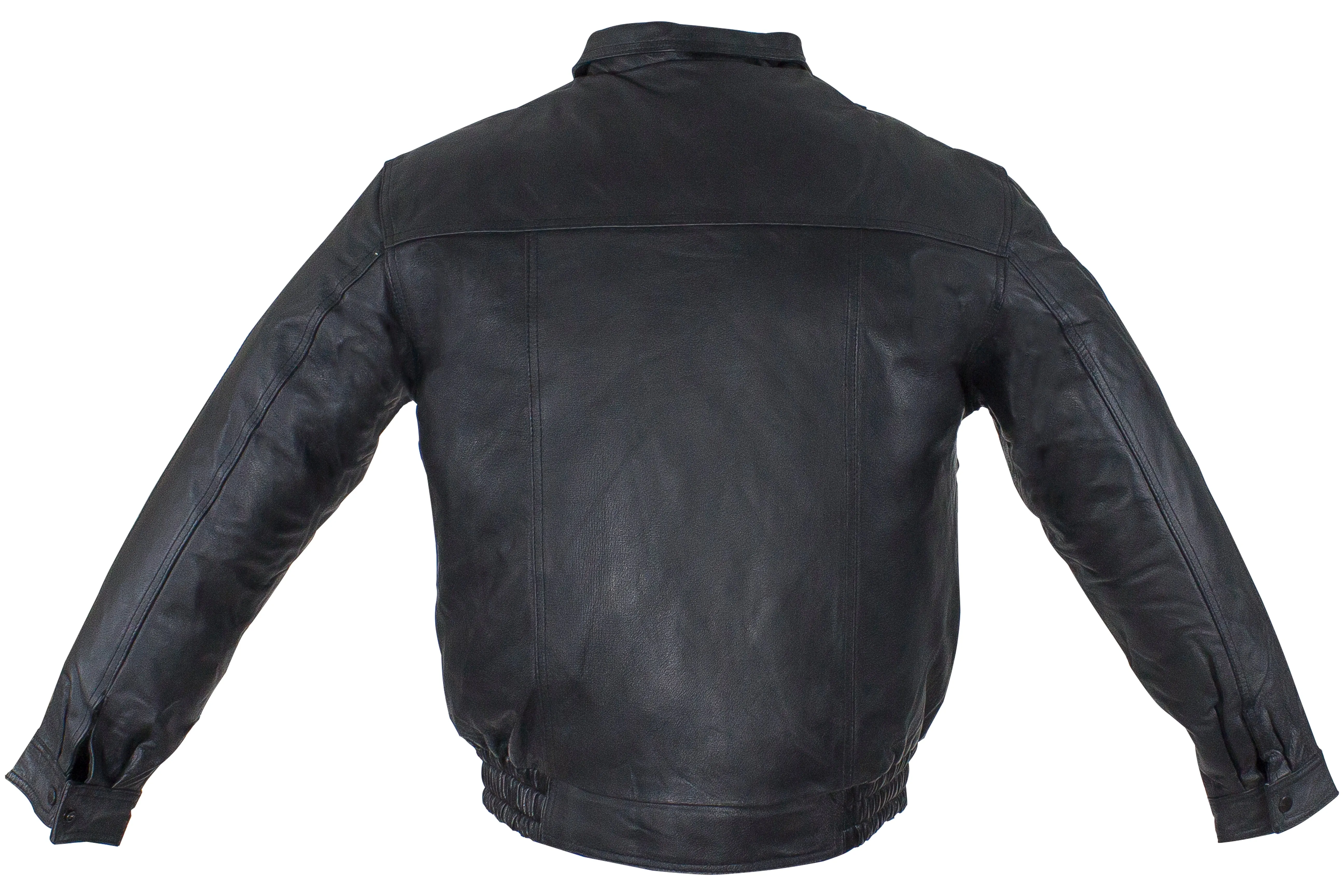 Mens Bomber Leather Jacket