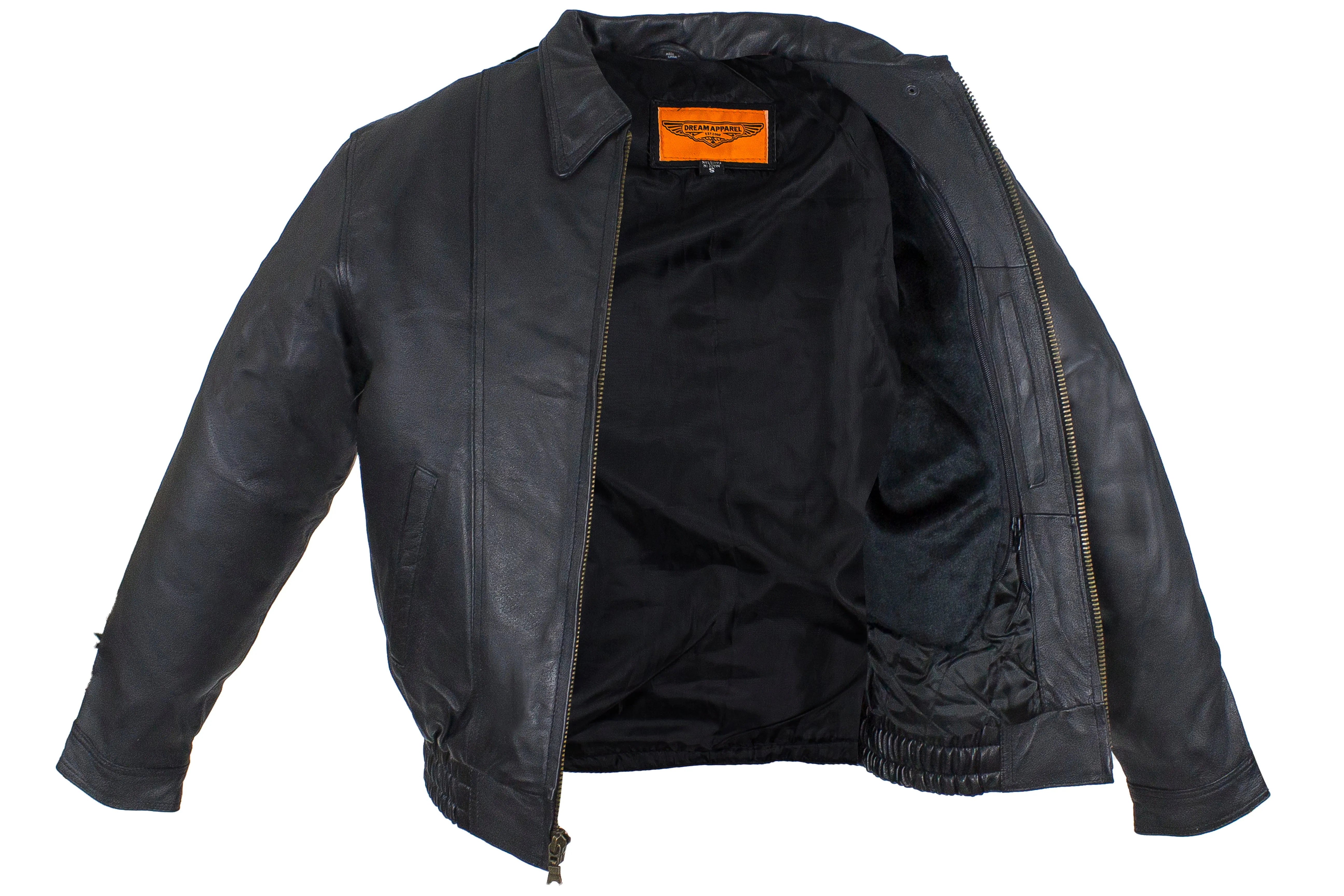 Mens Bomber Leather Jacket