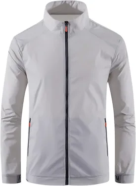Mens Lightweight Jackets Light Windbreaker Casual Flight Jackets Spring Fall Active Coat Outwear