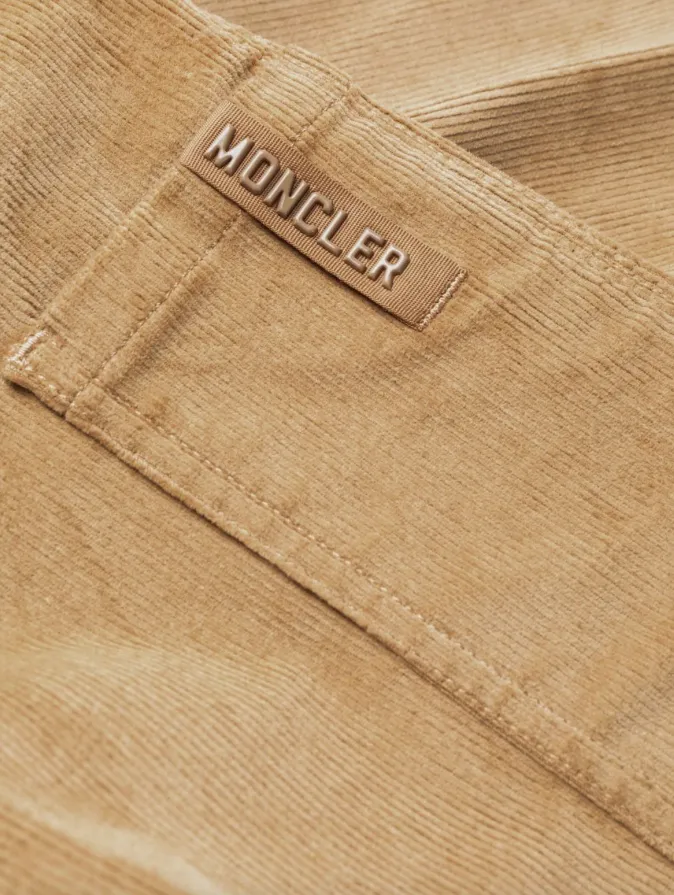 Moncler high-waisted straight trousers