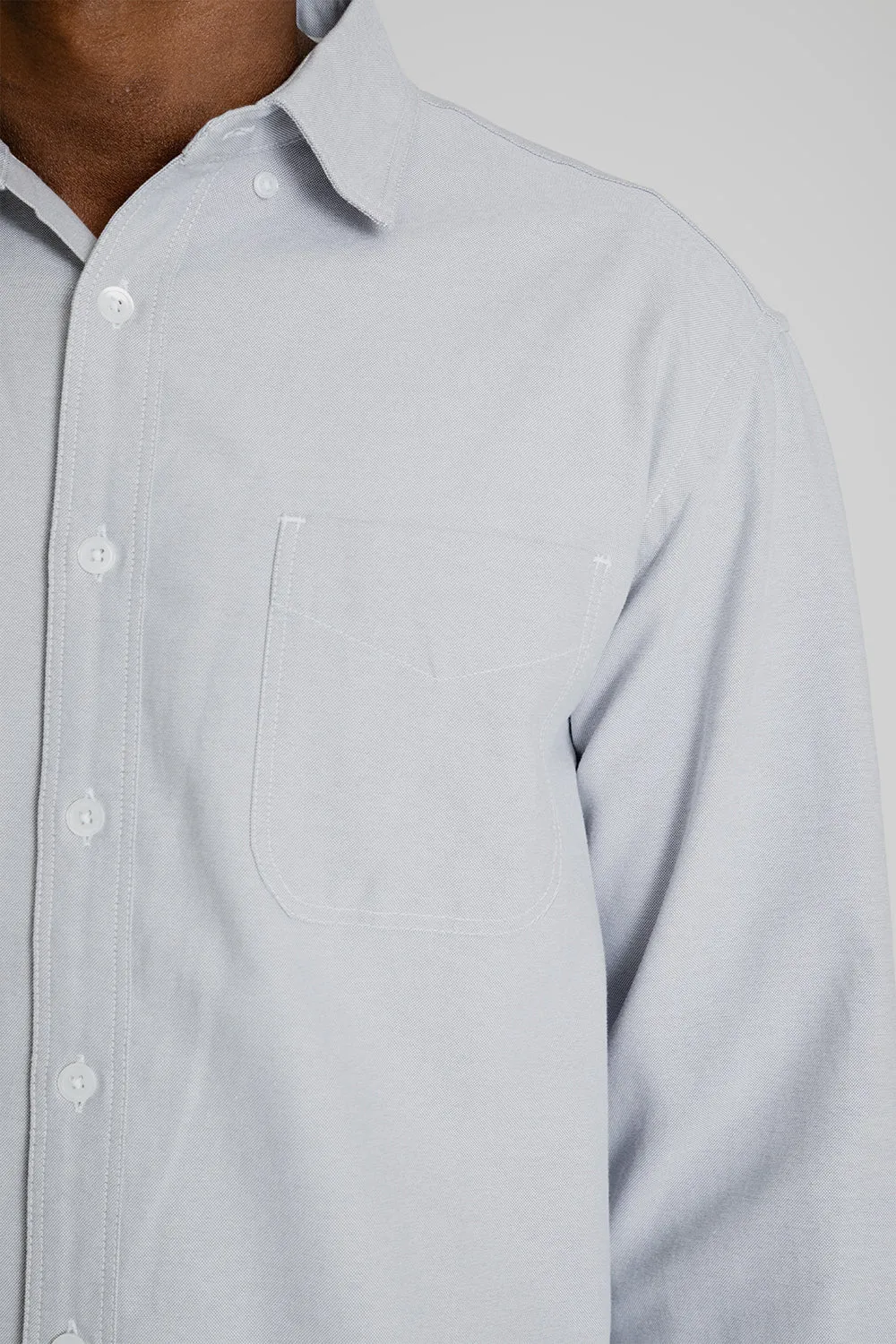 OG Oxford Oversized Shirt - Gray