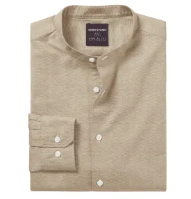 Oxford - Band Collar - Tan
