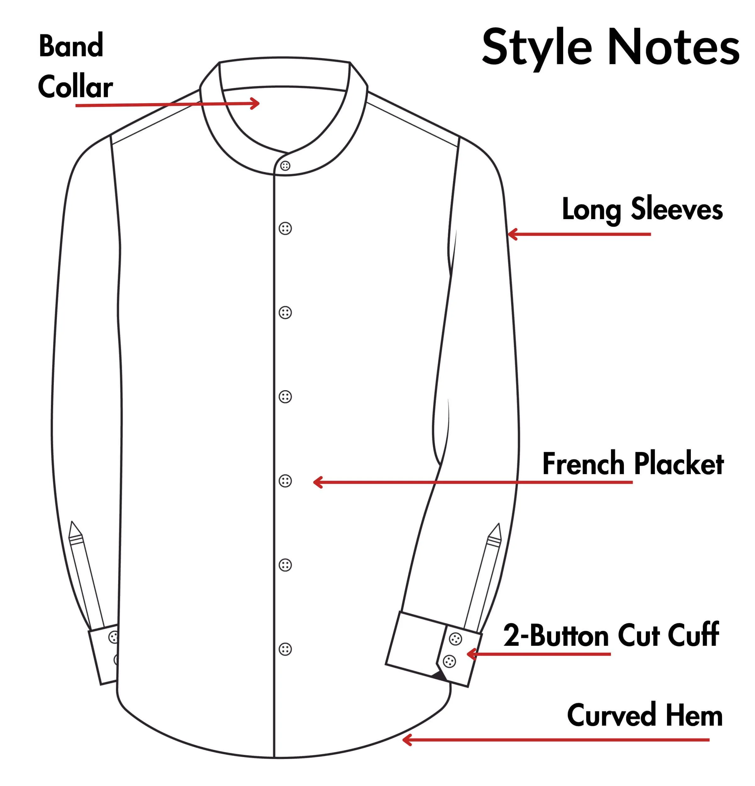 Oxford - Band Collar - Tan