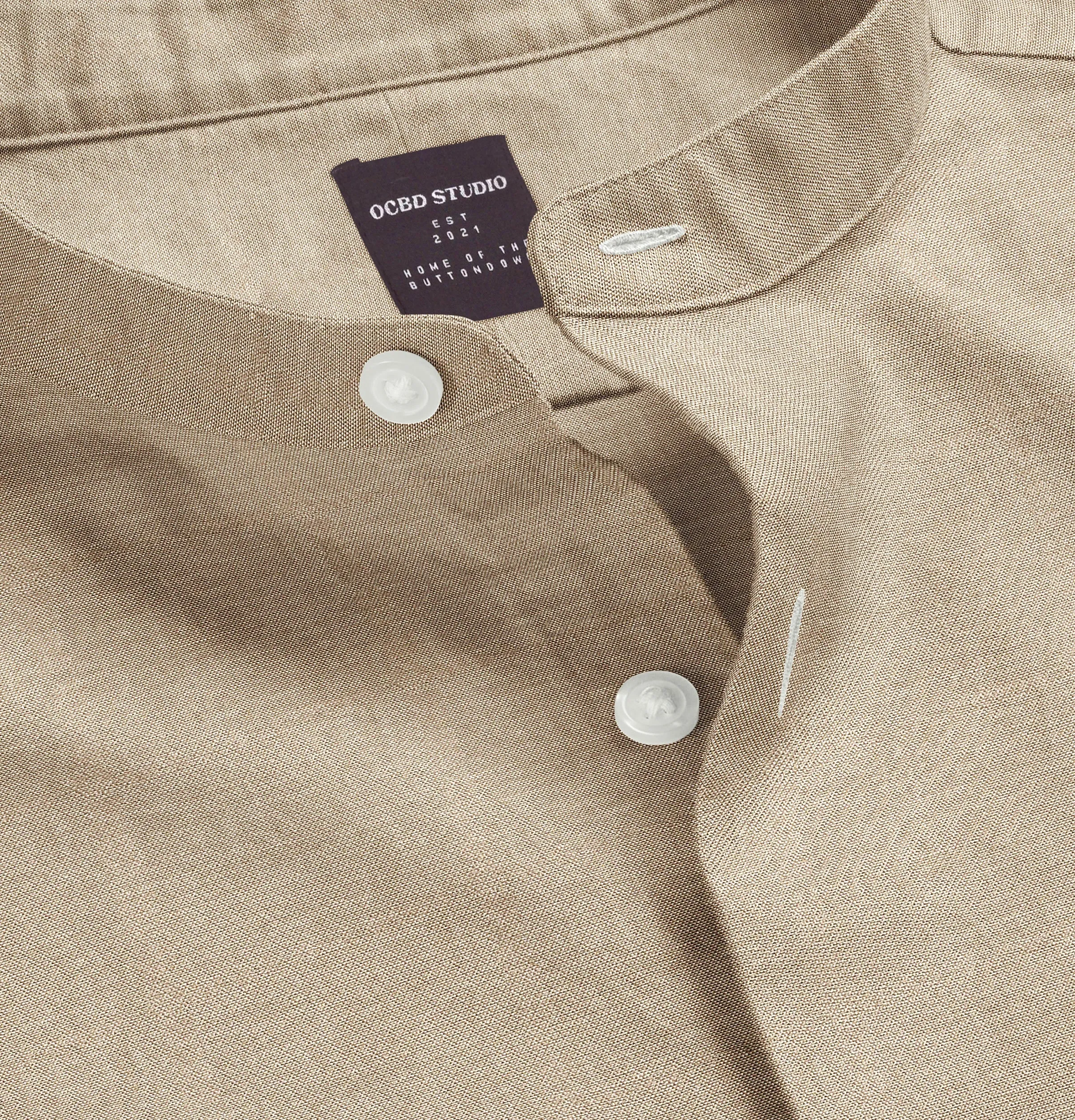 Oxford - Band Collar - Tan