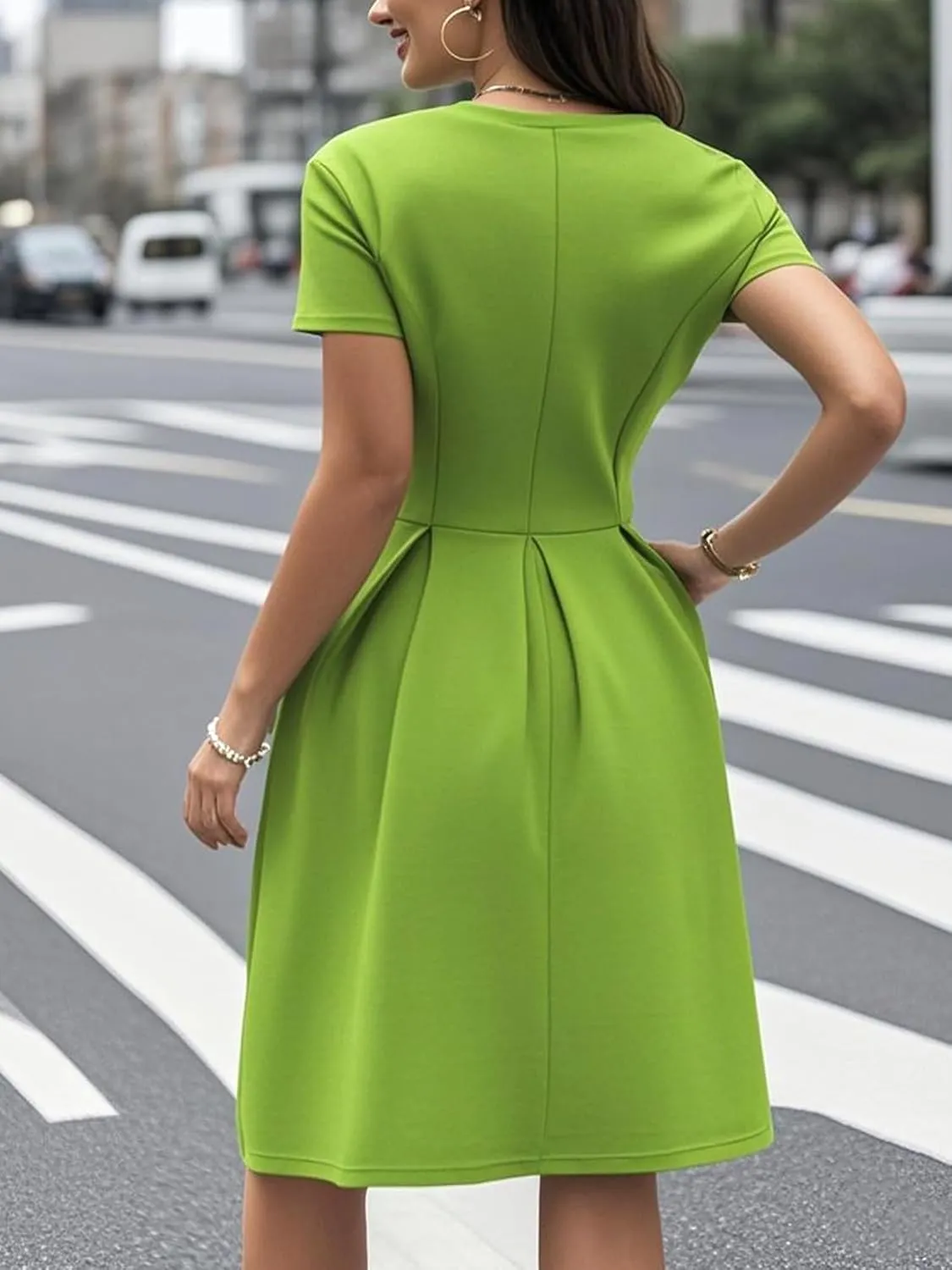 oxiuly Summer Dresses for Women 2024 Party Church Bridesmaid Graduation Dress with Pockets S253