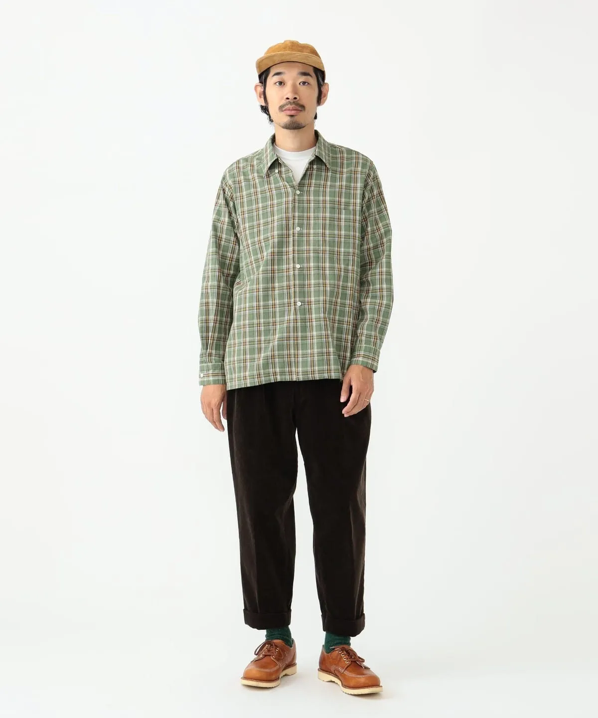 Panama Plaid Shirt - Green