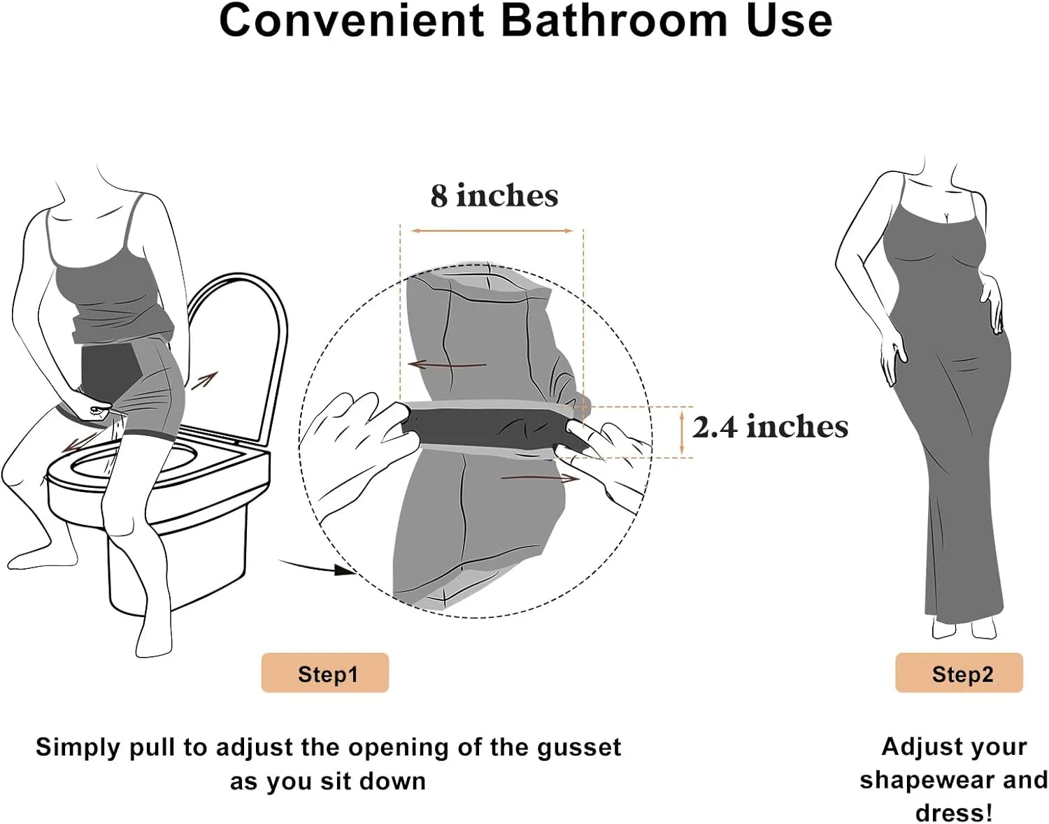 Popilush Shapewear Dress Ruched Dresses for Women Shaper Dresses Business Casual Dress Womens Midi Pencil Dress