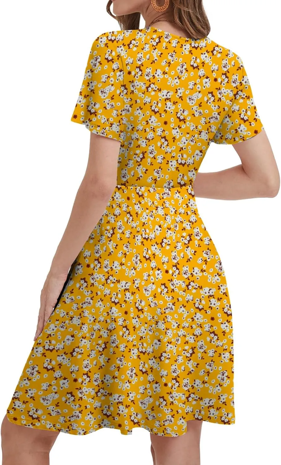 Summer Dresses for Women 2025 Spring Break Essentials Floral Sundresses Elegant Classy Clothes Fashion Outfit Plus Size