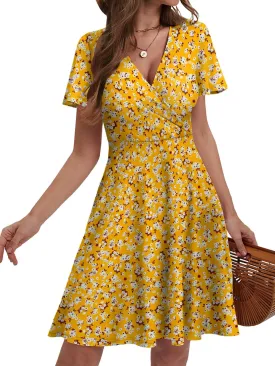 Summer Dresses for Women 2025 Spring Break Essentials Floral Sundresses Elegant Classy Clothes Fashion Outfit Plus Size