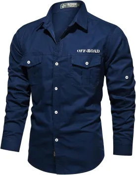 Tactical Shirts for Men Long Sleeve Military Button Up Snap Work Shirt with Pockets Big & Tall Slim Fit Western Tops Camo