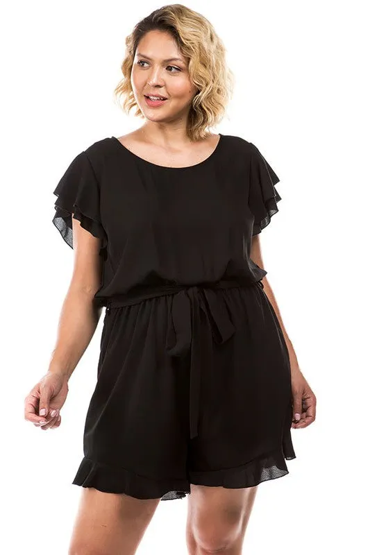 Tammie Black Romper