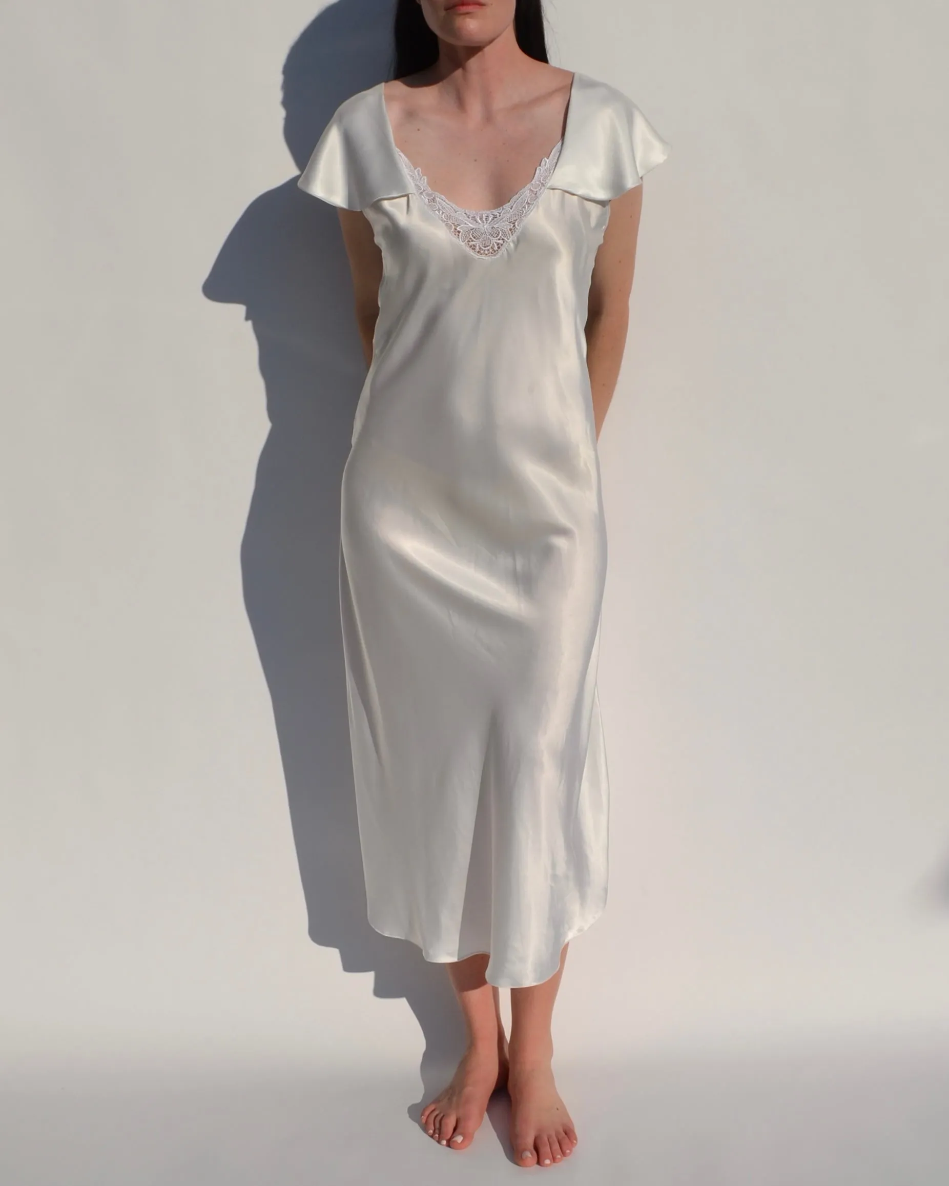 Vintage White Slip Dress