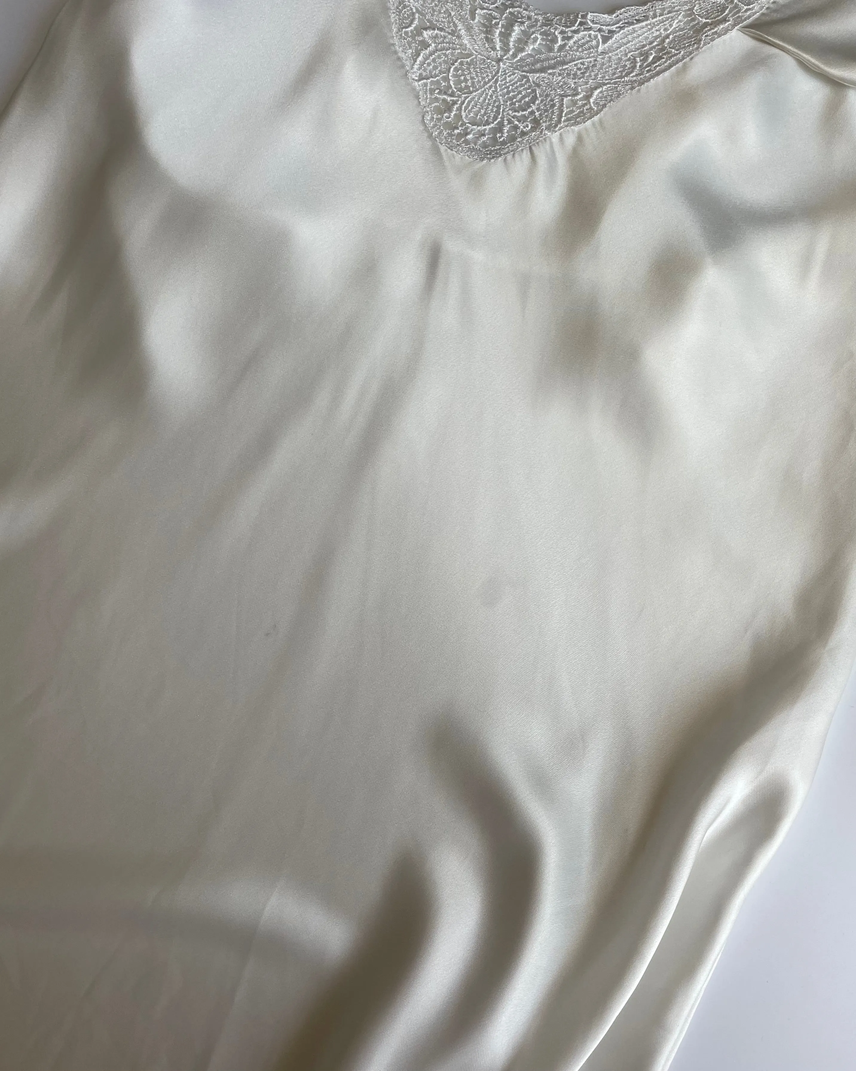 Vintage White Slip Dress