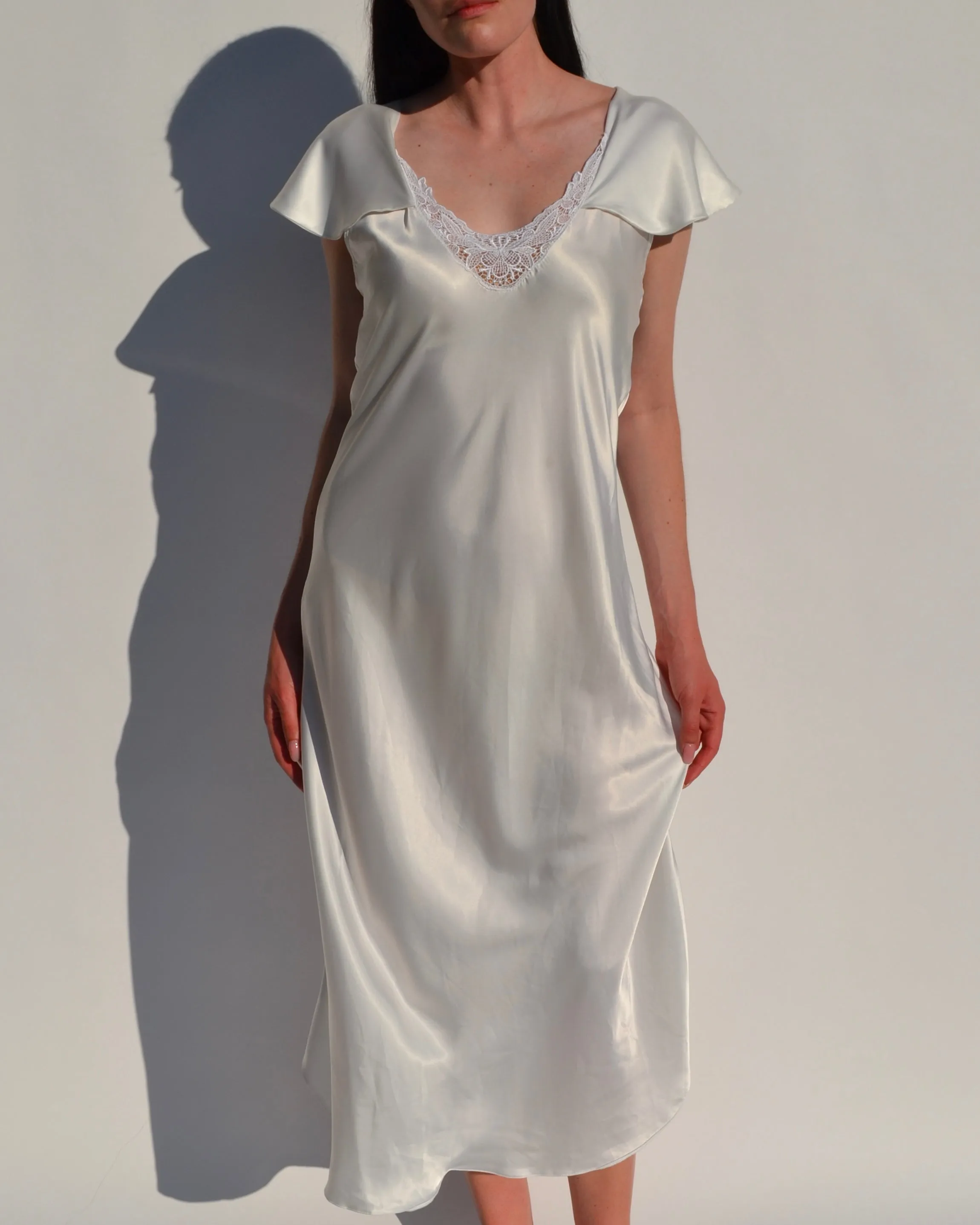 Vintage White Slip Dress