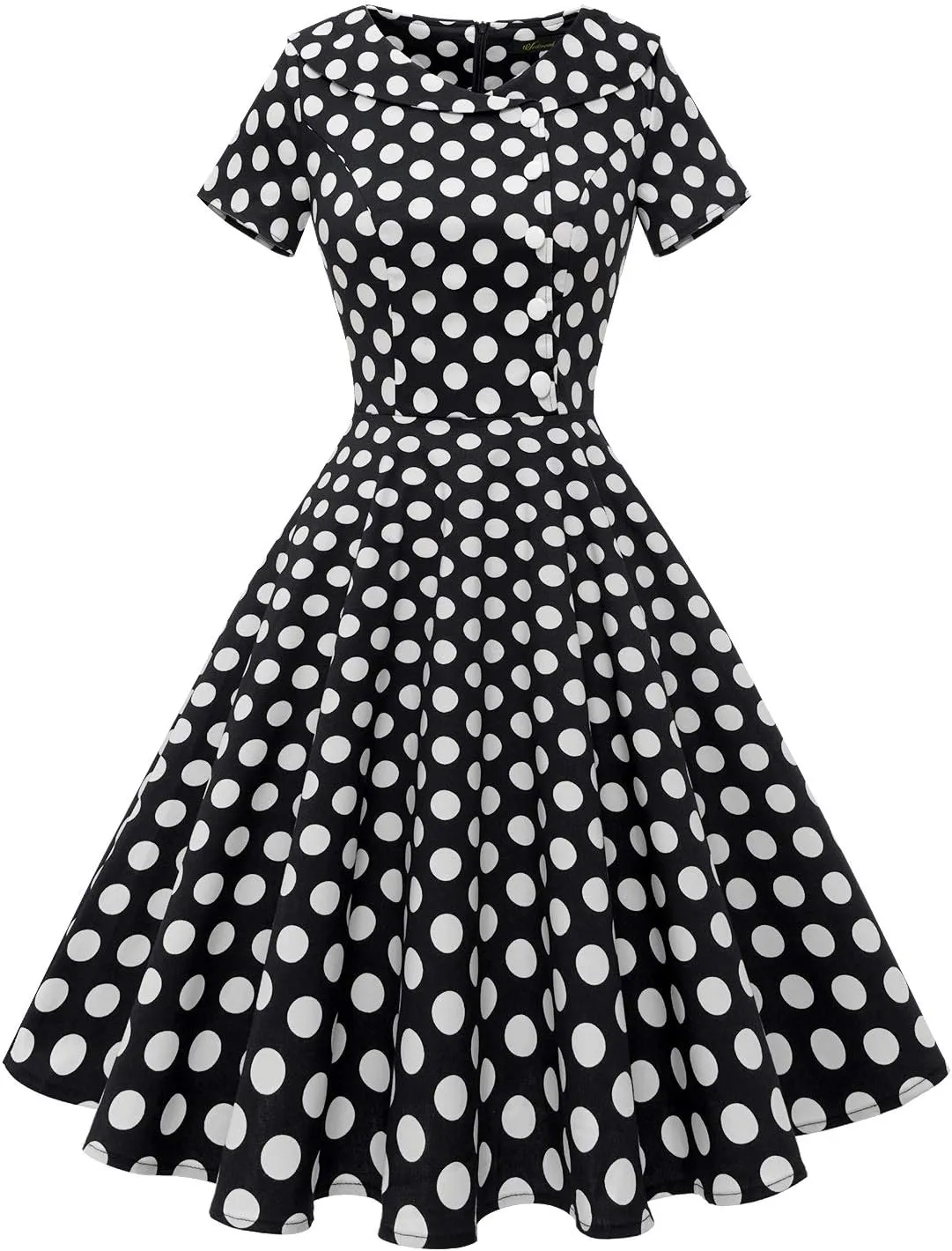 Wedtrend Women's 1950s Vintage Audrey Hepburn Style Cocktail Swing Dresses